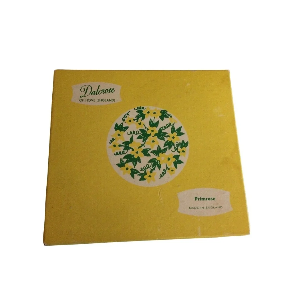 Dalcrose Of Hove Primrose Gift Set Finger-Tip Towel & Floral Soap Bars England